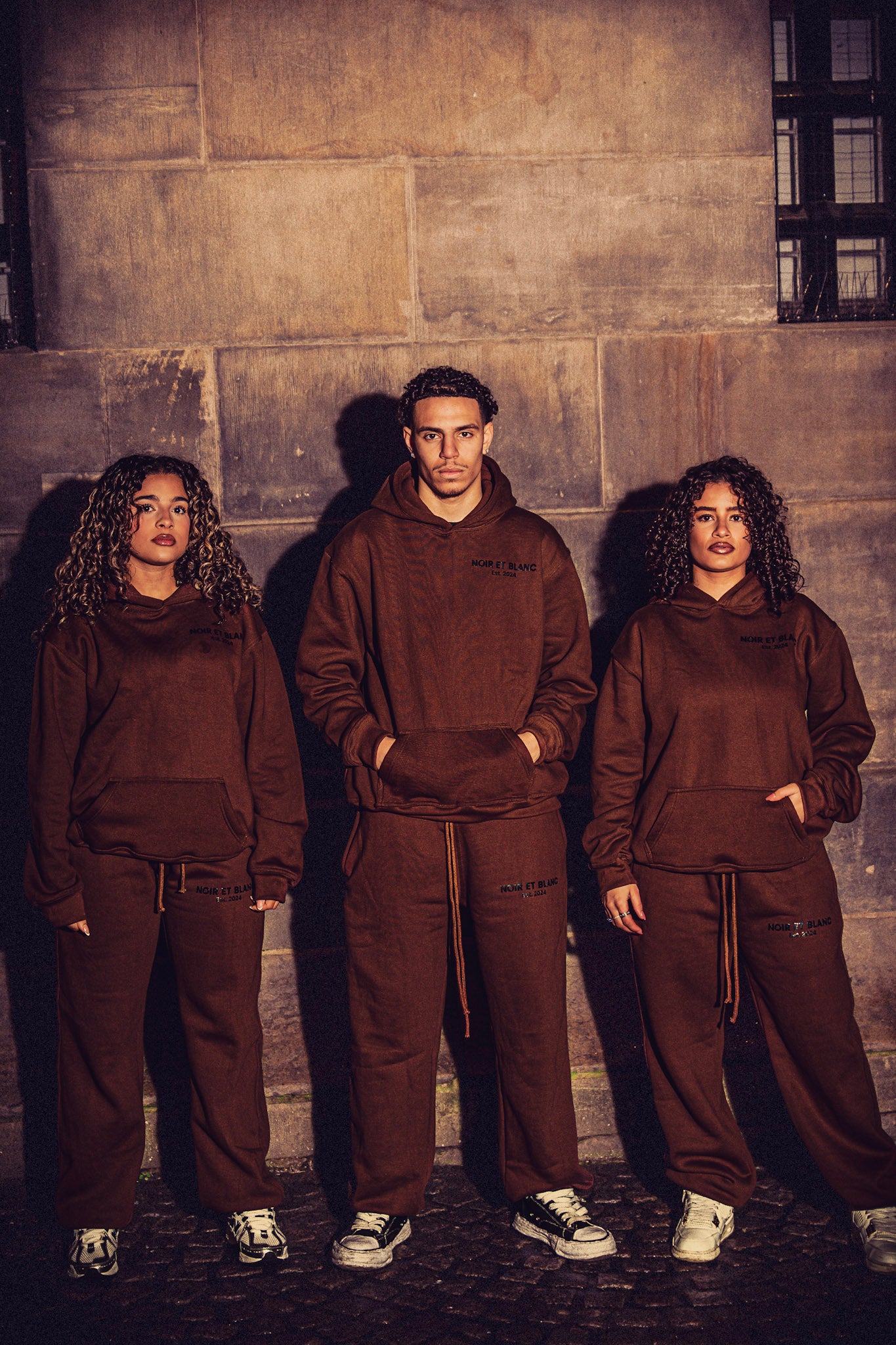 Noir et Blanc Hoodie